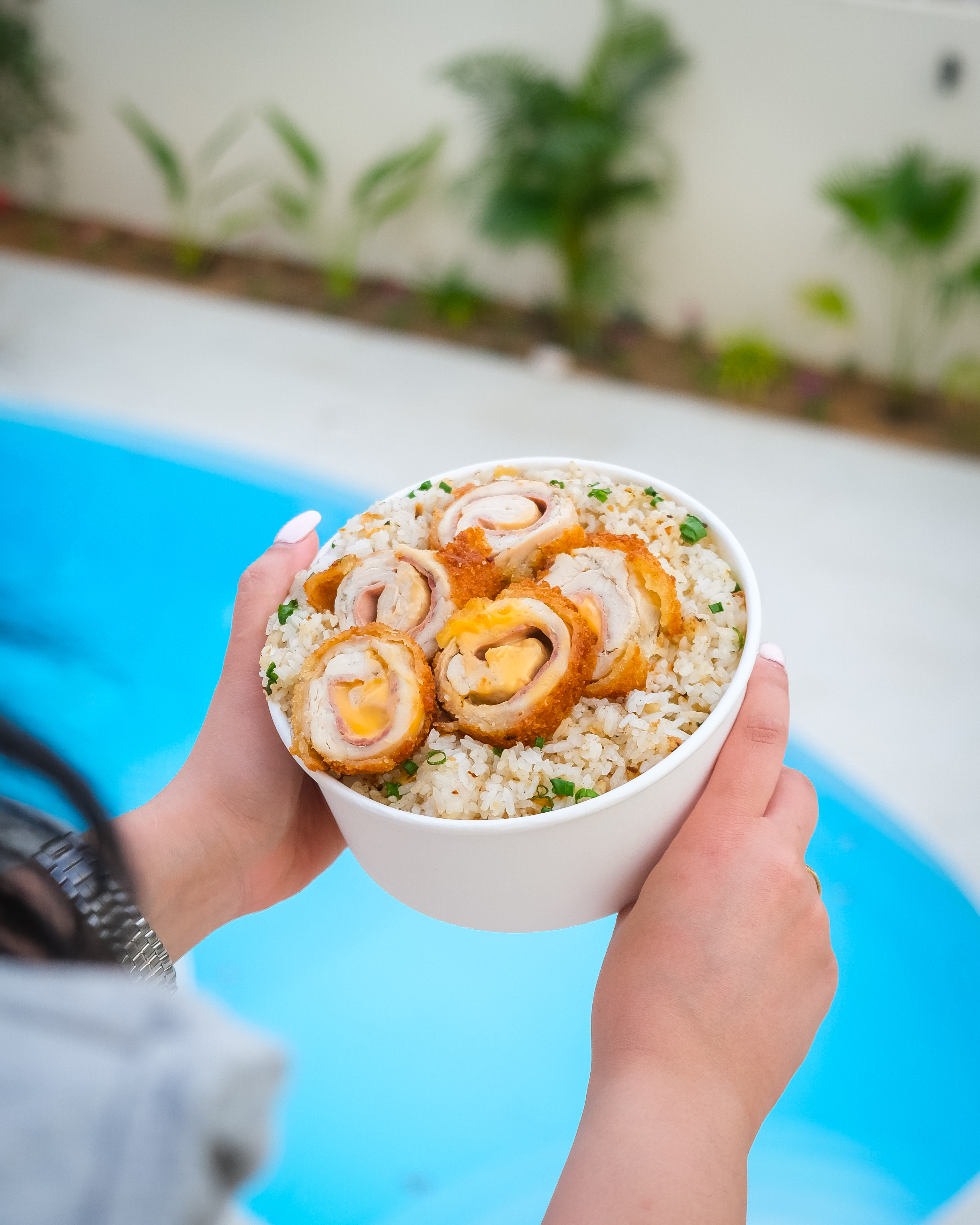 chicken cordon bleu bowl